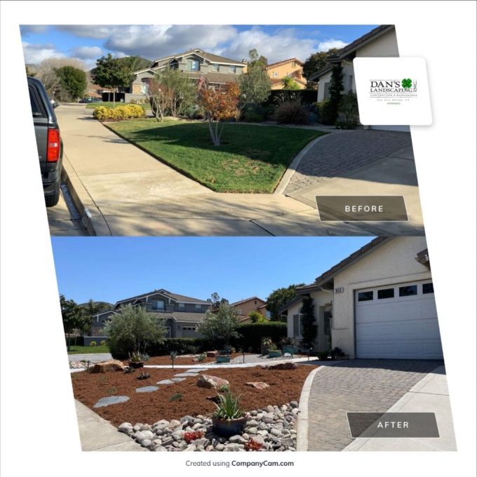 Water Conscious Front Landscape Rehab in Luis Obispo, CA